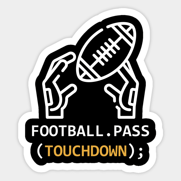 Football.Pass(Touchdown); Sticker by  WebWearables